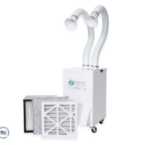 SPA-REV-2A Salon Pure Air Dual-Arm Source Capture System with HEPA
