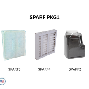 SPARF PKG1 Replacement Filter Package for SPA1 (Carbon Refill for Previous Edition SPA1)